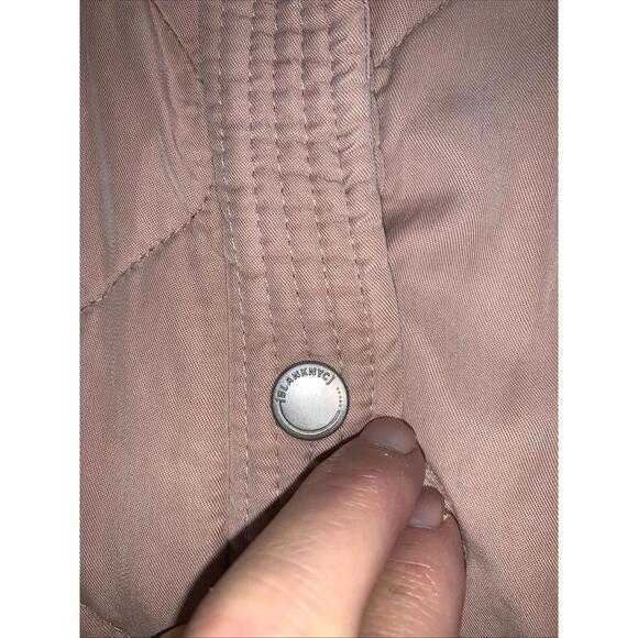 Blank NYC Tencel Drop Shoulder Quilted Liner Jacket XSmall Carnation Pink - Picture 6 of 13